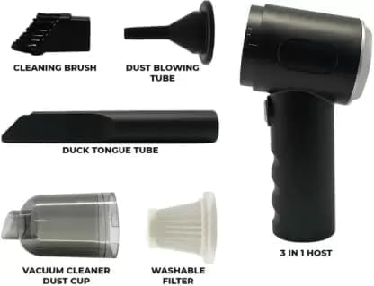 Portable Car Vacuum Cleaner with Blower