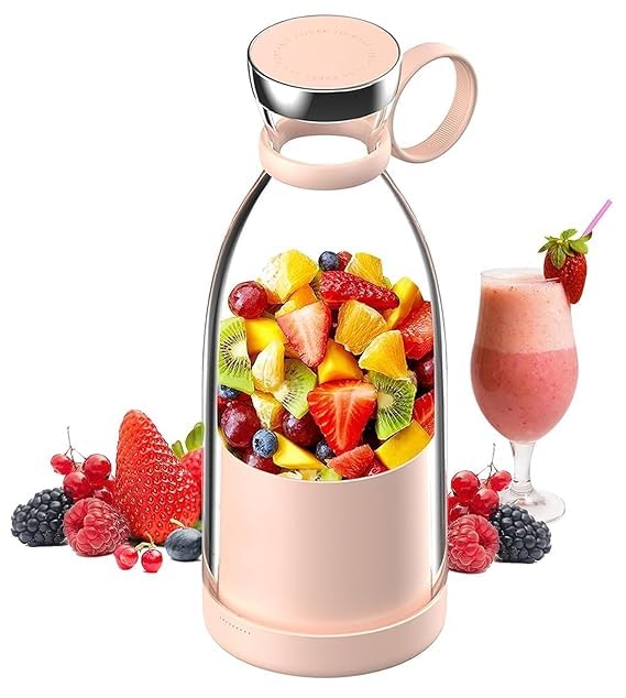 Portable Bottle Juicer & Blender Glass Jar