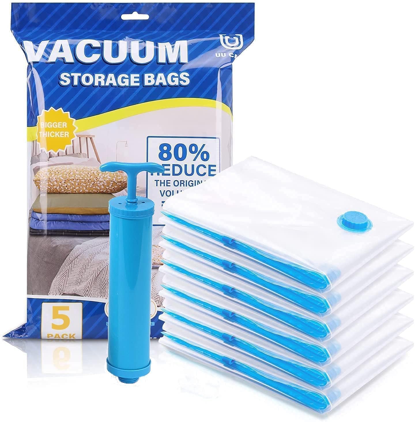 5 Large Smart Saver Vacuum bags